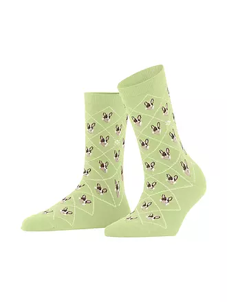 BURLINGTON | Chaussettes femme CORGI 36-41 black | hellgrün